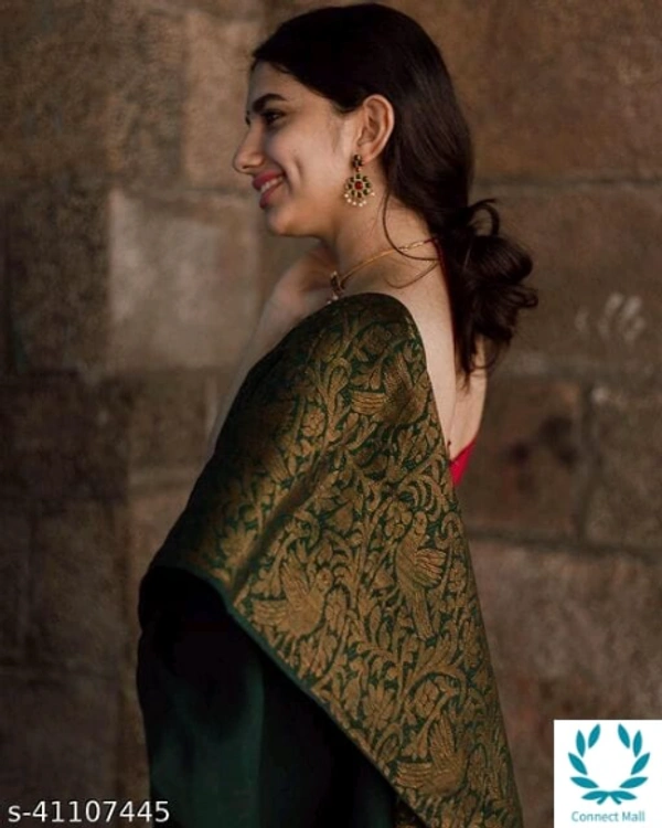 Myra Attractive Sarees - Saree Length-5.5m Blouse Length 0.8m, Saree And Blouse Fabric : Jacquard, pack of :1
